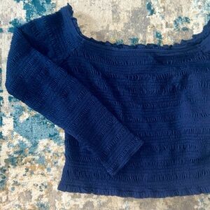 Off the shoulder long sleeve